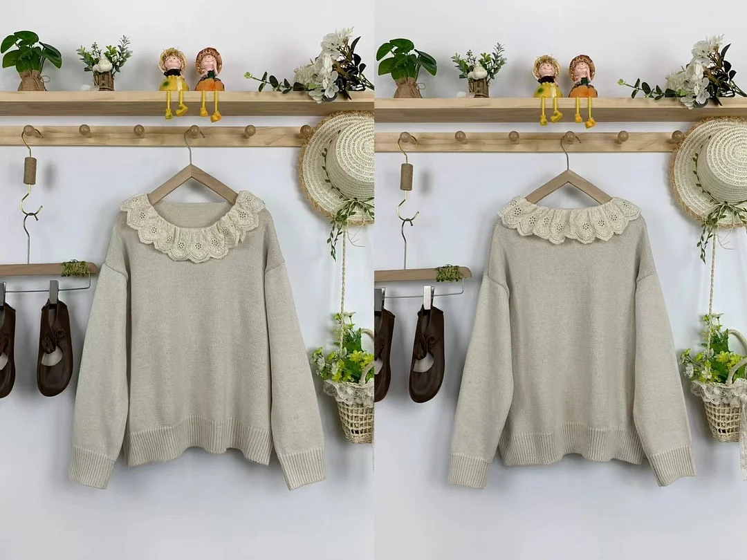 Chicfifth Sweater Women Winter Long Sleeve High Quality Autumn Vintage Top Knitted Cardigan