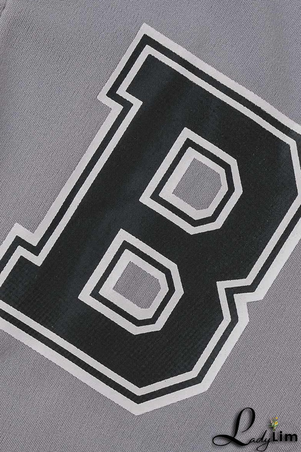 Peacock Blue Fashion Casual Letter Print Basic Zipper Collar Short Sleeve Two Pieces