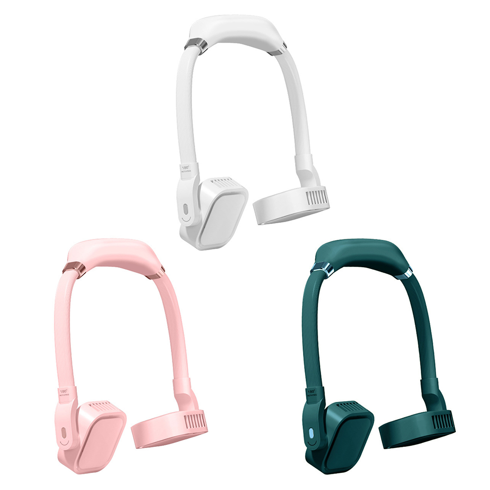 

Square Rotatable Neck Fan 4000mAh USB Rechargeable Wearable Mute Fans, Green, 501 Original