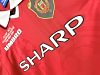 1999/2000 Retro Long Sleeve Manchester United Home Football Shirt 1:1 Thai Quality