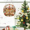 XMAS DIY Acrylic Special Shape Diamond Painting Hanging Pendant Hanging Kit