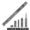 Black Technology Multifunctional Tactical Pen Fire Stick | Knife | Whistle | Compass | Window Breaker | Flashlight | Ballpoint Pen Portable Outdoor Self-Defense Supplies Wilderness Survival Equipment