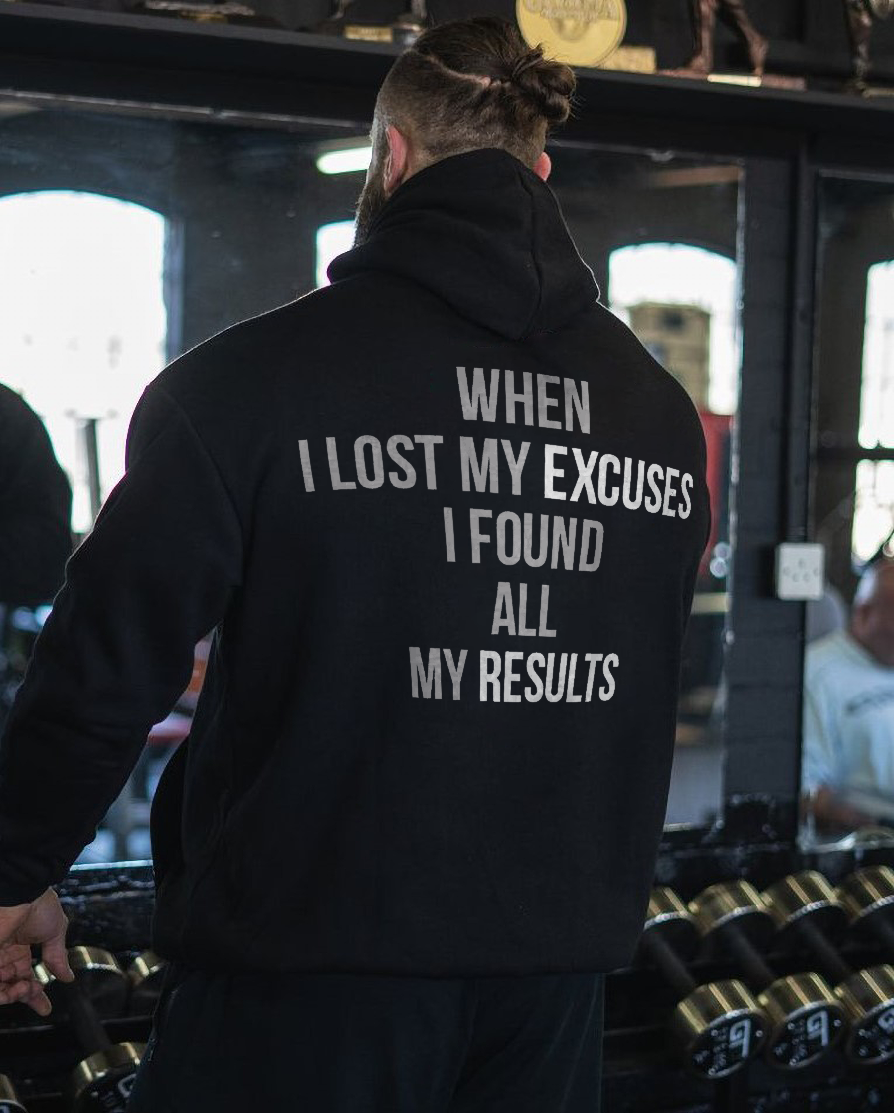 When I lost my excuses,I found all my  results Hoodies