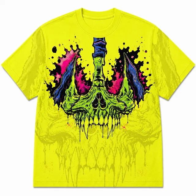 Street Drip Bones Cotton T-Shirt