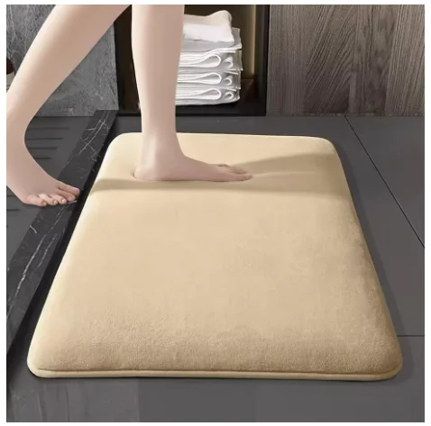 Likron Watches Luxury Non-Slip Bathroom Rug Water-Absorbent Quick-Drying