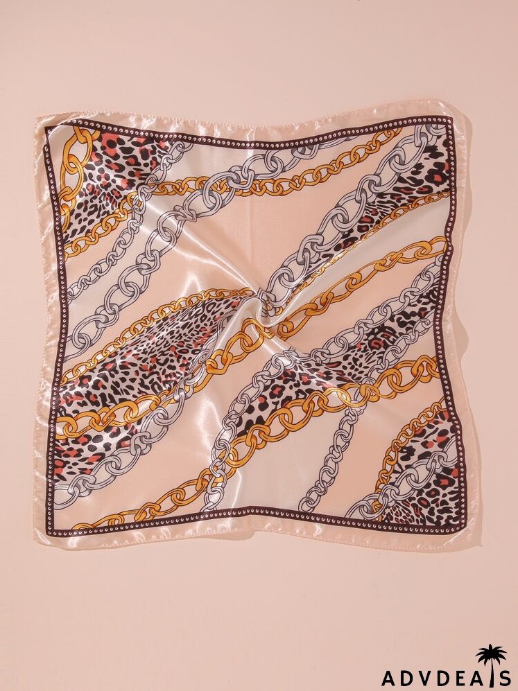 2pcs Chain Pattern Bandana