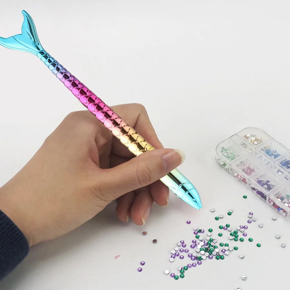 Fish Tail 5D Diamond Painting Point Drill Pen DIY Pick Up Rhinestones Tools