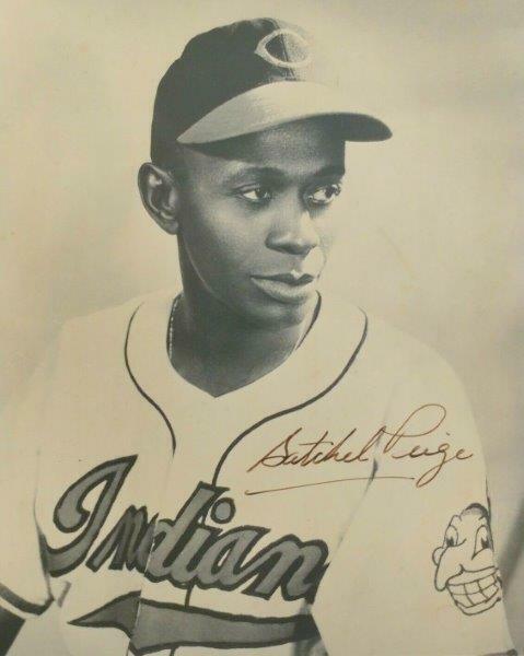 REPRINT - SATCHEL PAIGE Cleveland Indians Signed 8 x 10 Photo Poster painting RP Man Cave