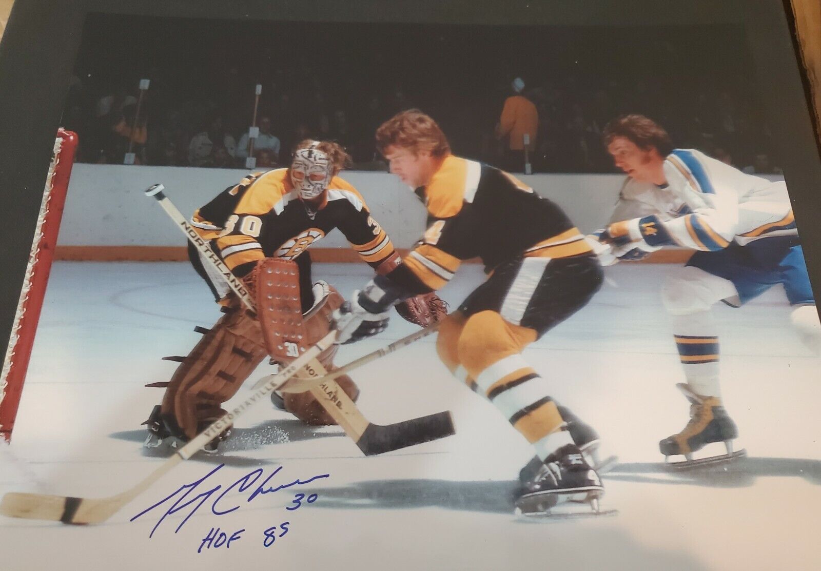 Autographed 11X14 GERRY CHEEVERS HOF 85