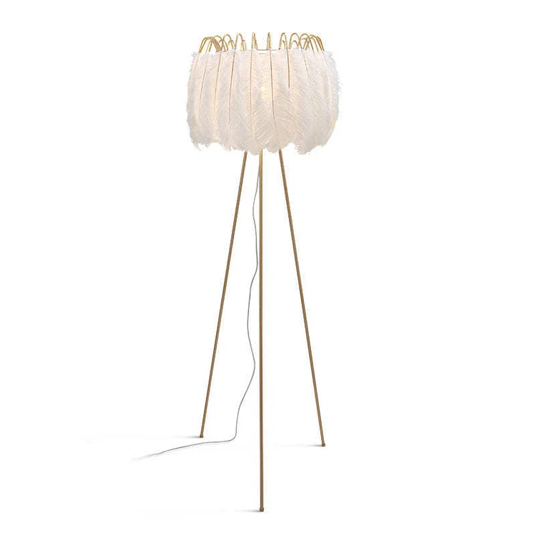 O'Moore Floor Lamp Tripot, Feather