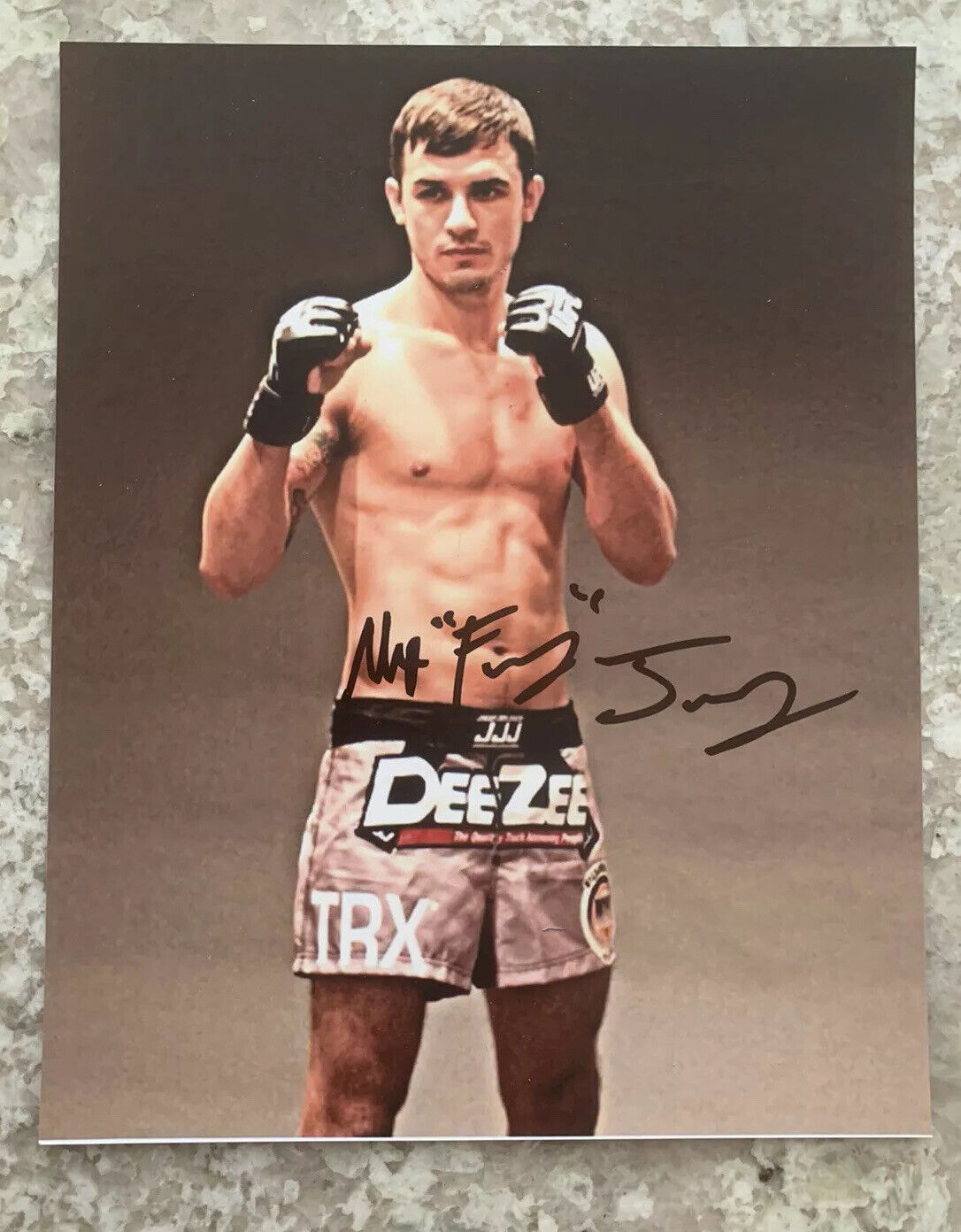 Miles “Fury” Jury UFC Signed 8x10 Autographed Photo Poster painting