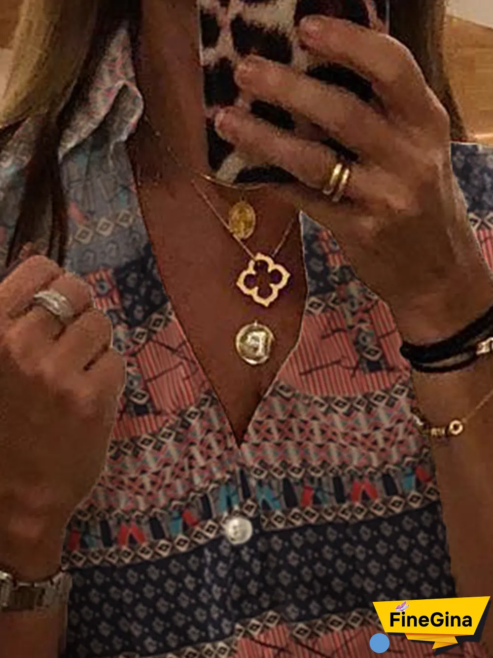 Shift Vintage Abstract Blouse