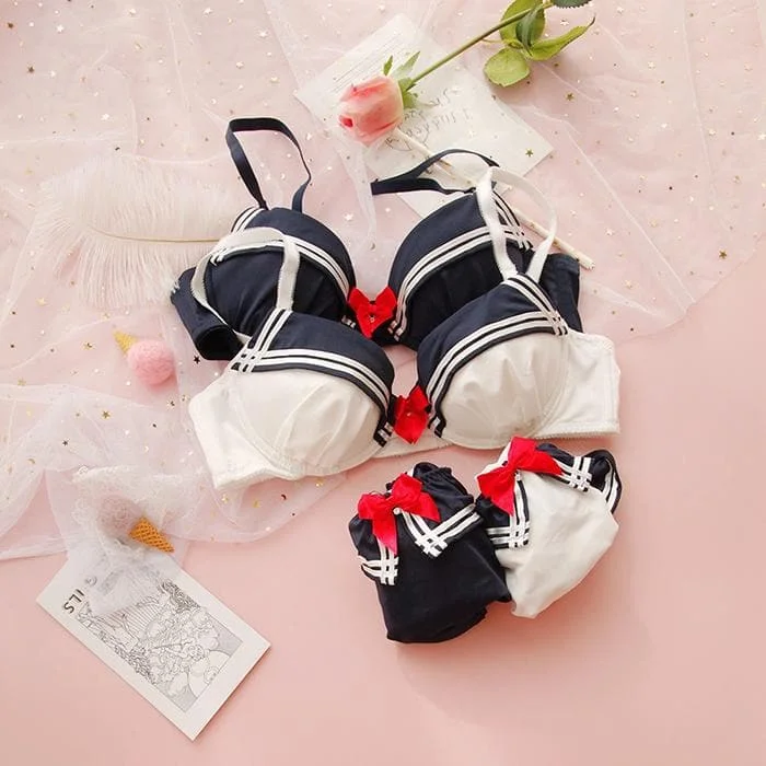 White/Pink/Blue Kawaii Sailor Moon Underwear Set SP1812009