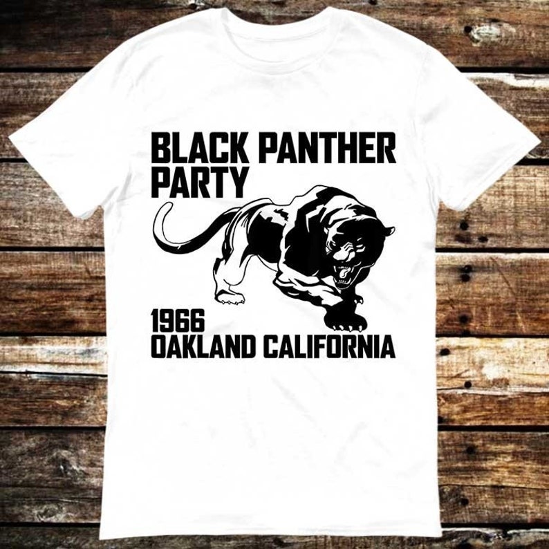 Oakland California 1966 Black Panther Party T Shirt 