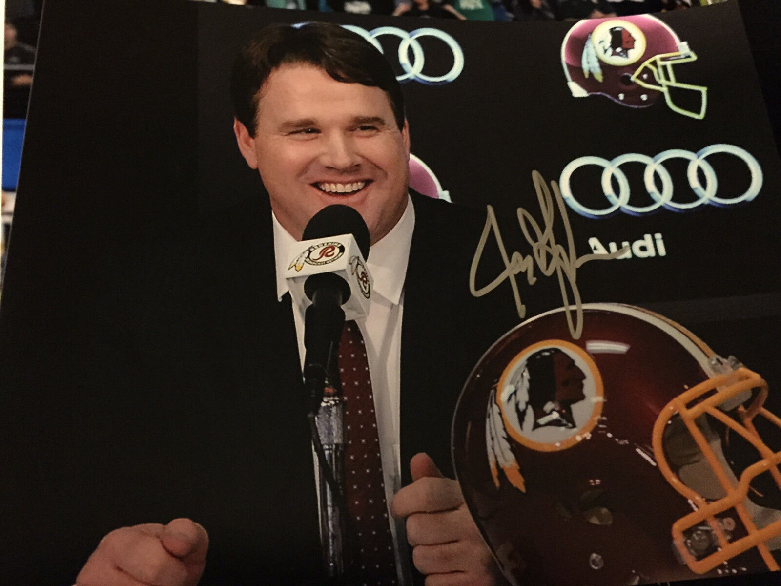 Jay Gruden Washington Redskins hand signed autographed 8x10 football Photo Poster painting COA