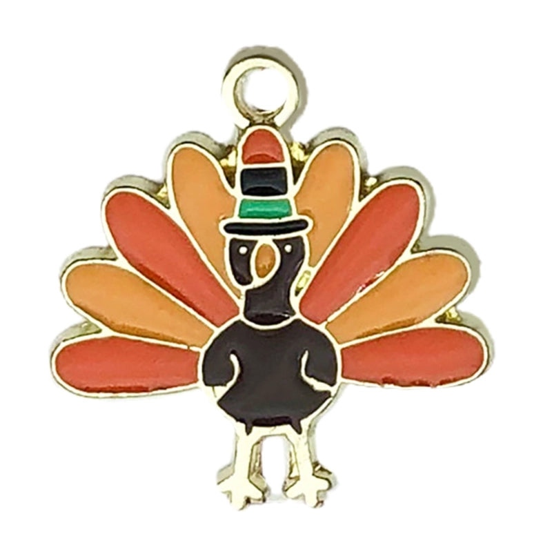 20 PCS/Package 19x18mm 19x22mm 23x14mm Alloy Animal Pumpkin Mushroom Pendant Jewelry Accessories