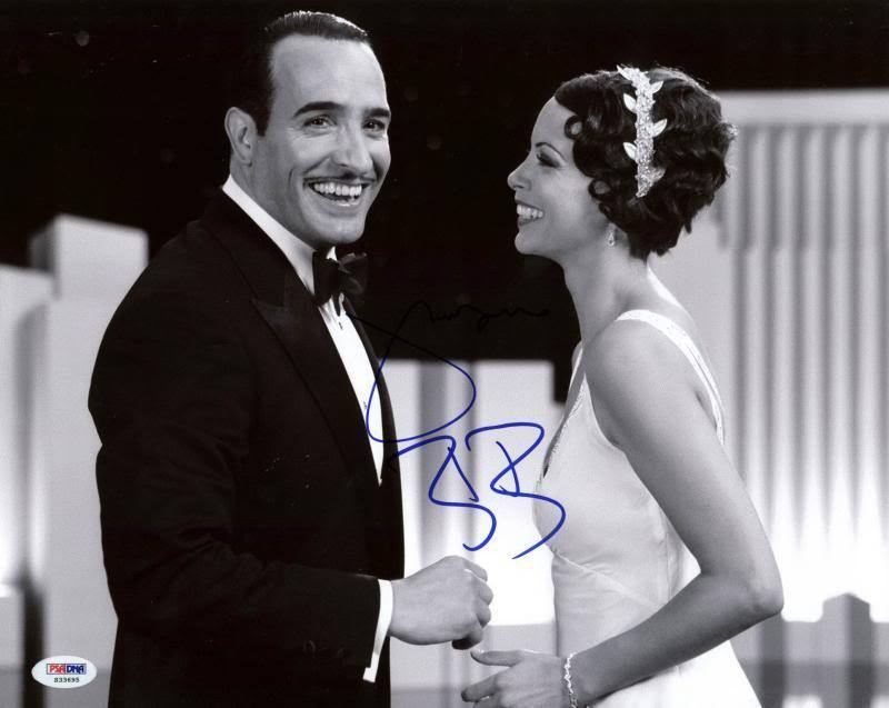 Jean Dujardin & Berenice Bejo The Artist Signed 11X14 Photo Poster painting PSA/DNA #S33695