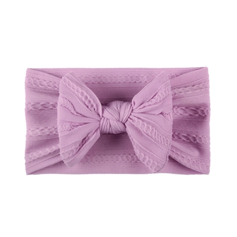 Fashion Solid Color Bow Knot Cloth Hair Band