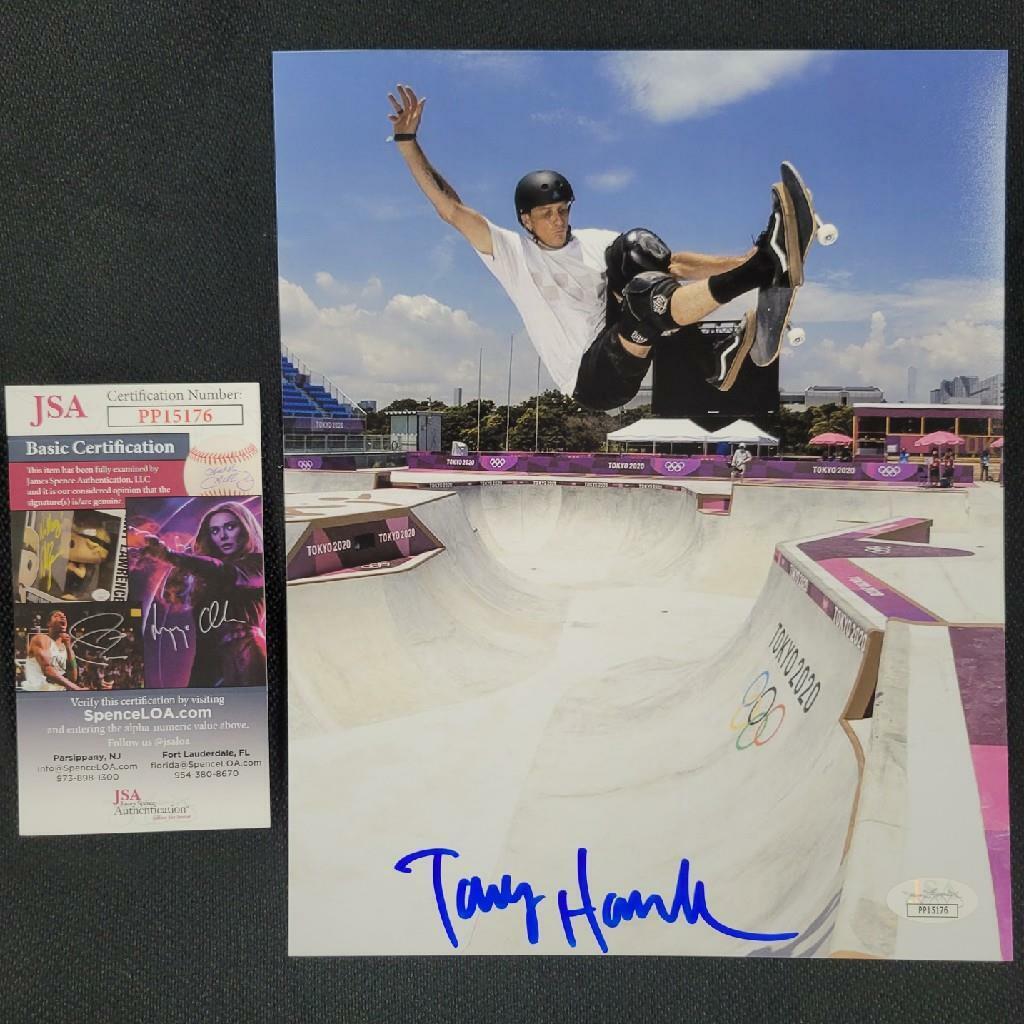 Tony Hawk signed 2021 Tokyo Olympics 8x10 Photo Poster painting #1 Skateboard Autograph JSA COA