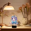 (US Local)Unicorn Diamond Painting Night Light Diamond Art Lamp Home Decoration Craft Kit