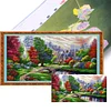 (Big Size)[Brand]Landscape - 14CT Stamped Cross Stitch - 103*52cm - Natural