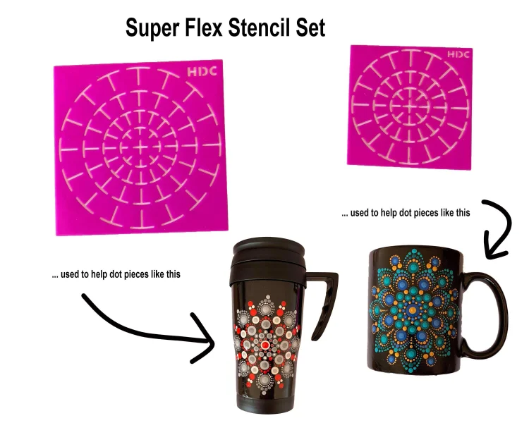 Mandala Flexible Silicone Template
