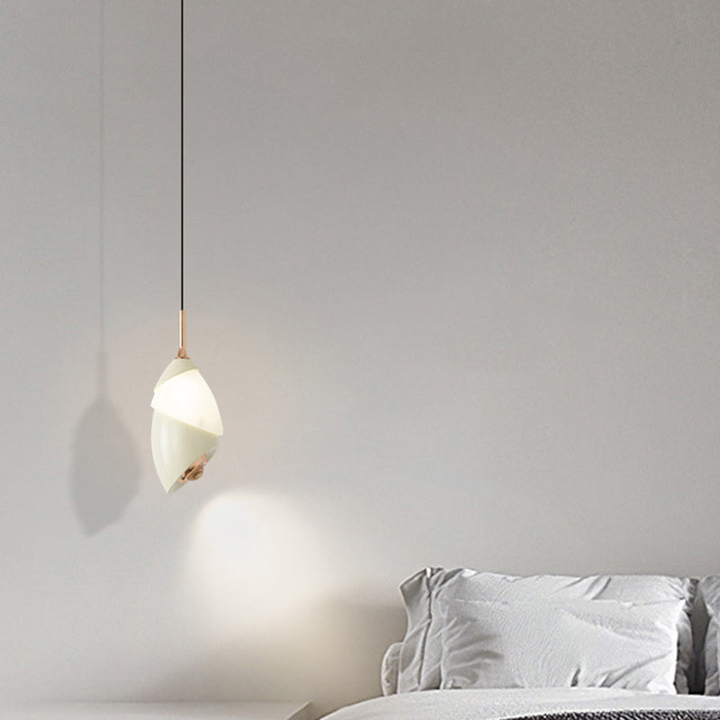 Modern Minimalist Liftable Lily Round Acrylic Aluminum LED Pendant Light For Living Room