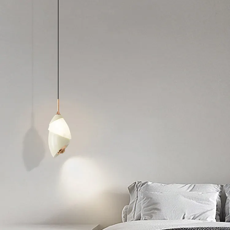 Modern Minimalist Liftable Lily Round Acrylic Aluminum LED Pendant Light For Living Room