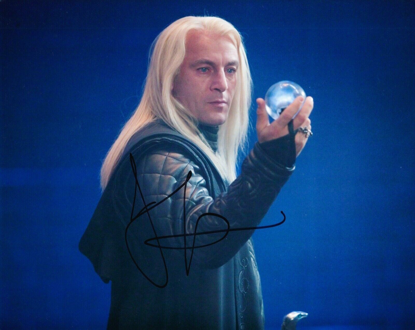 Jason ISSACS SIGNED 10X8 Photo Poster painting Harry Potter Lucius Malfoy AFTAL COA (A)