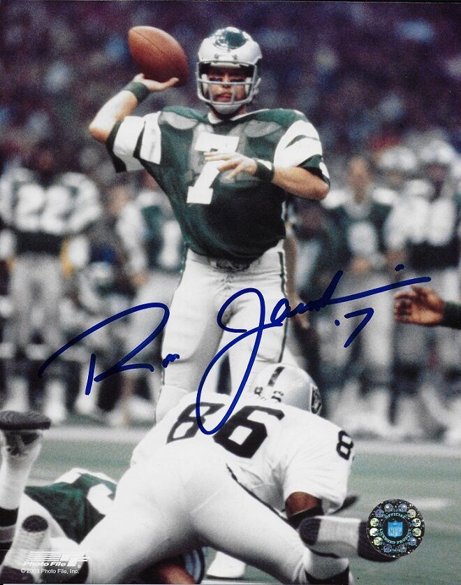 *RON JAWORSKI*SIGNED*AUTOGRAPHED*Photo Poster painting*PHILADELPHIA*EAGLES*8X10*COA*PROOF!