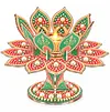 DIY Lotus Flower Pearls & Diamond Painting Candle Holder Acrylic Three-Dimensional Aromatherapy Rack Home Decor Gift