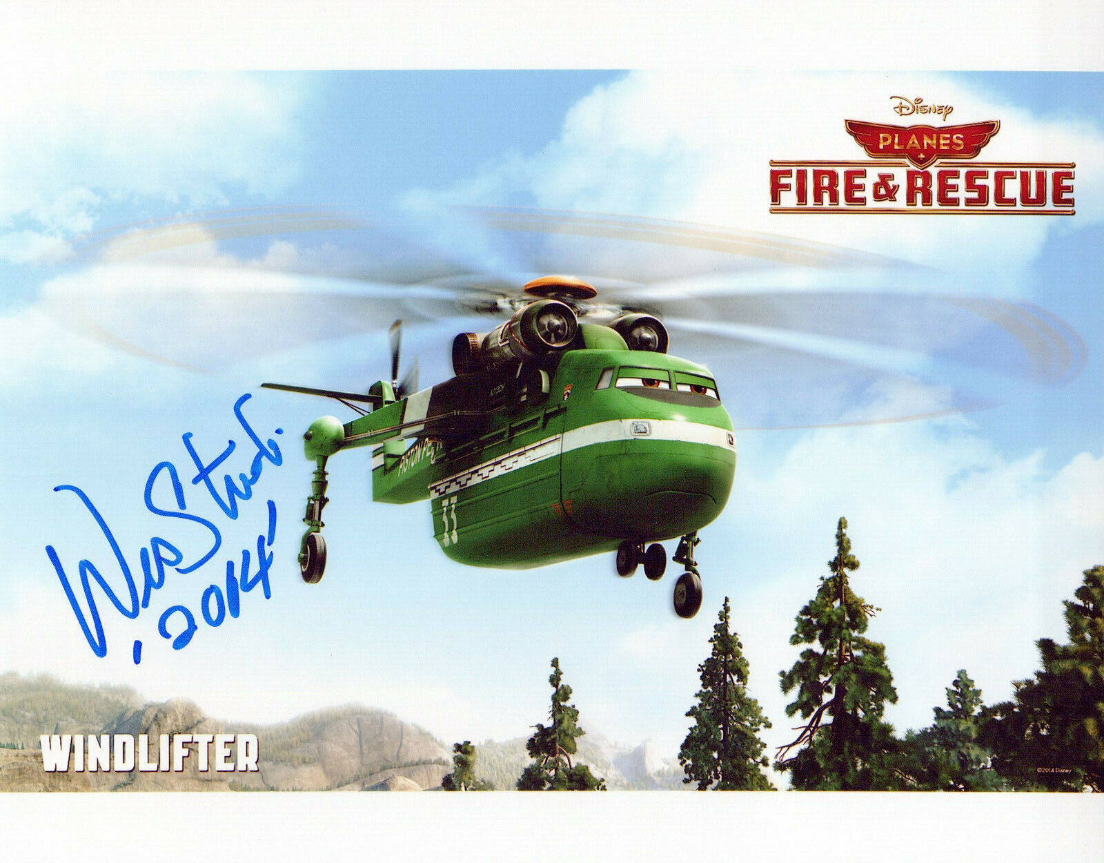Wes Studi Planes: Fire & Rescue autographed Photo Poster painting signed 8X10 #1 Windlifter rare