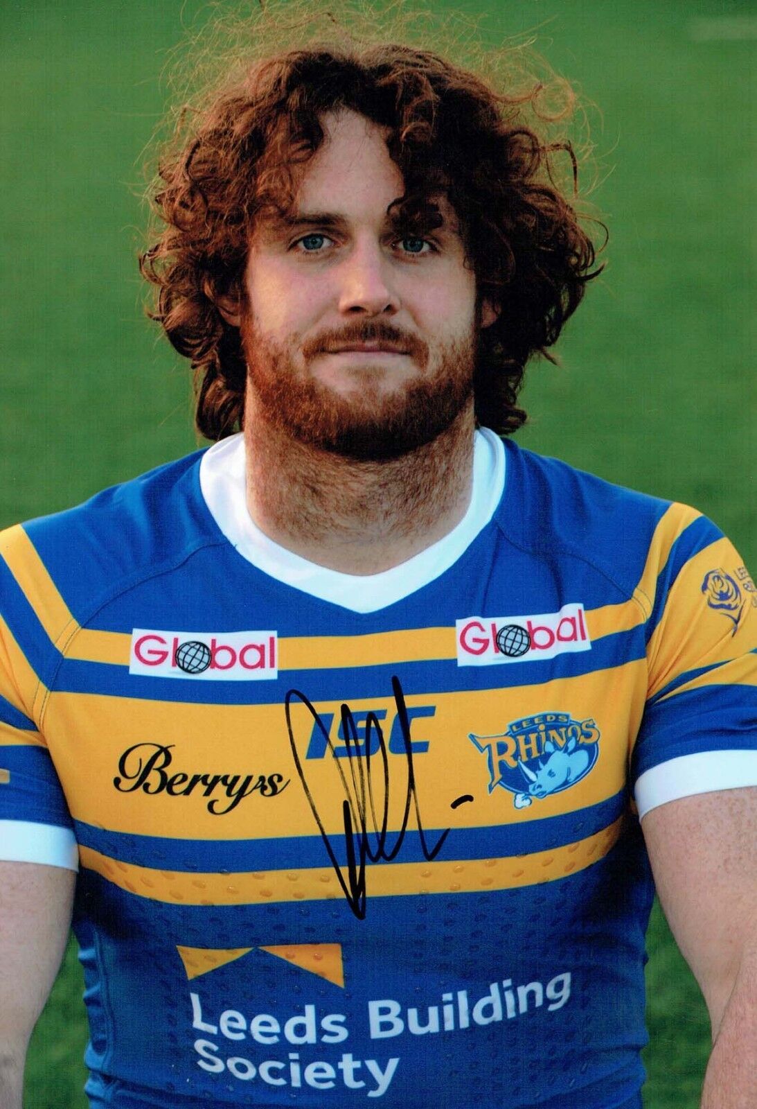 Anthony MULLALLY 2018 Leeds Rhinos Rugby Signed Autograph 12x8 Photo Poster painting 1 AFTAL COA