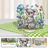 Diamond Painting Double Side Parent-Child Koala Desktop Ornaments for Home Decor