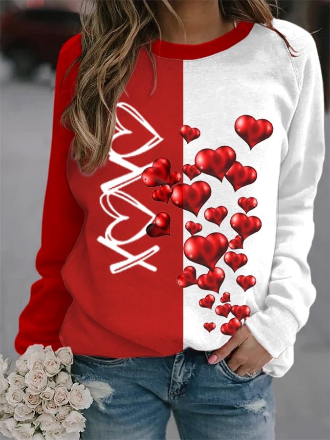 Women's  Valentine's Day Love Sweatshirt socialshop