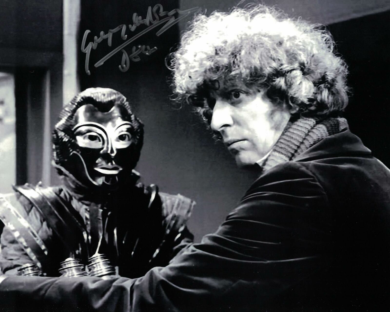 GREGORY DE POLNAY - D84 Robots of Death in Doctor Who hand signed 10 x 8 Photo Poster painting