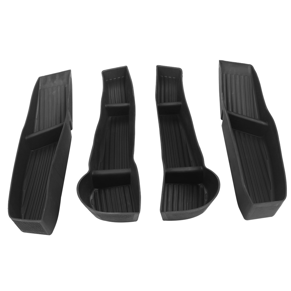 

4pcs/set Car Door Side Organizer Storage Tray for Tesla Model Y 2016-2021, 501 Original