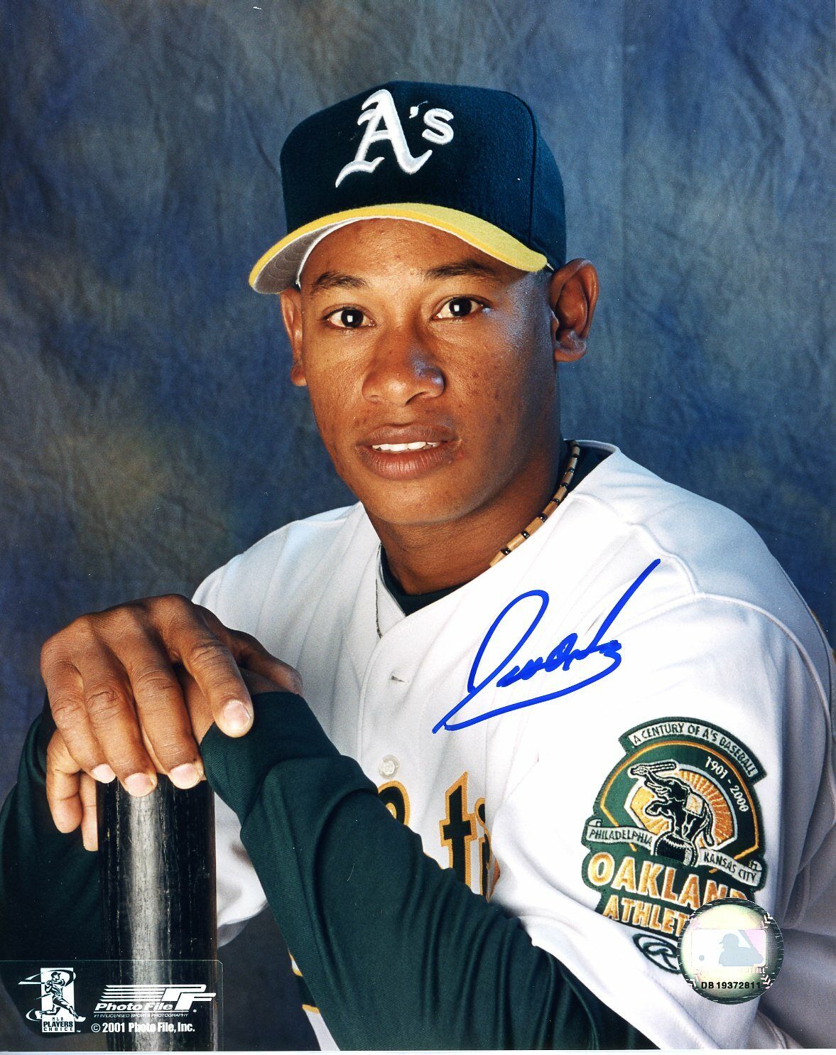 Jose Ortiz autographed 8x10 Oakland A'sS112