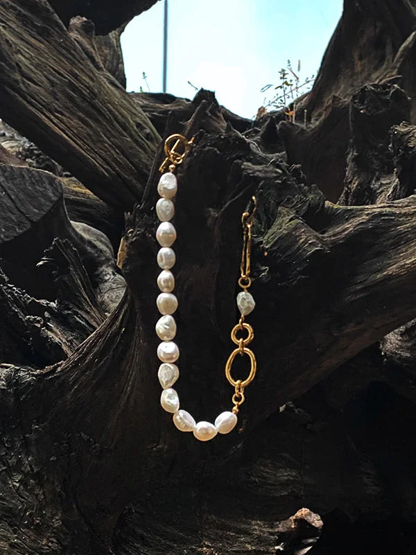 Women's Light Luxury Natural Baroque Pearl Necklace