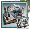 (Multi-Style) Book-11CT Stamped Cross Stitch 50*50cm/19.69*19.69in