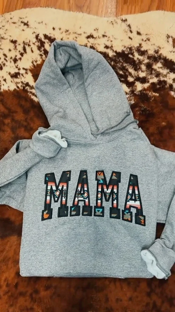 MAMA Hooded Long Sleeve Sweatshirt