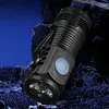 Mini LED Flashlight USB C Rechargeable Hat Clip Light for Camping Emergency