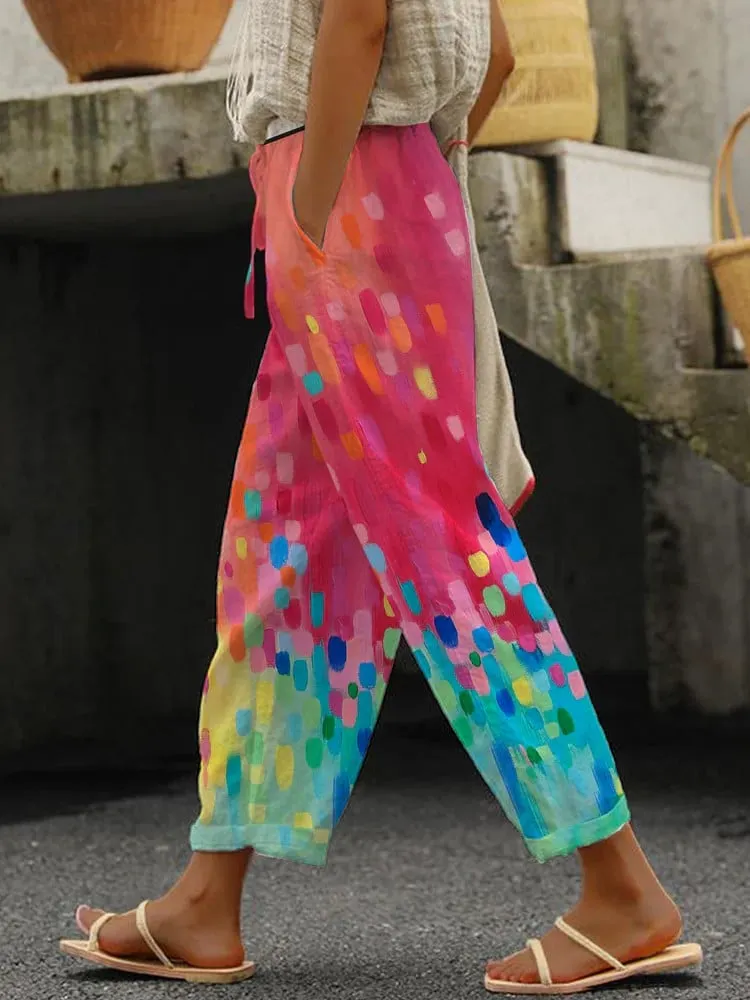 Women's Casual Floral Print Lounge Pants