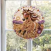 Diamond Painting Kit Horse Round Acrylic Ornament 9.84x9.84in