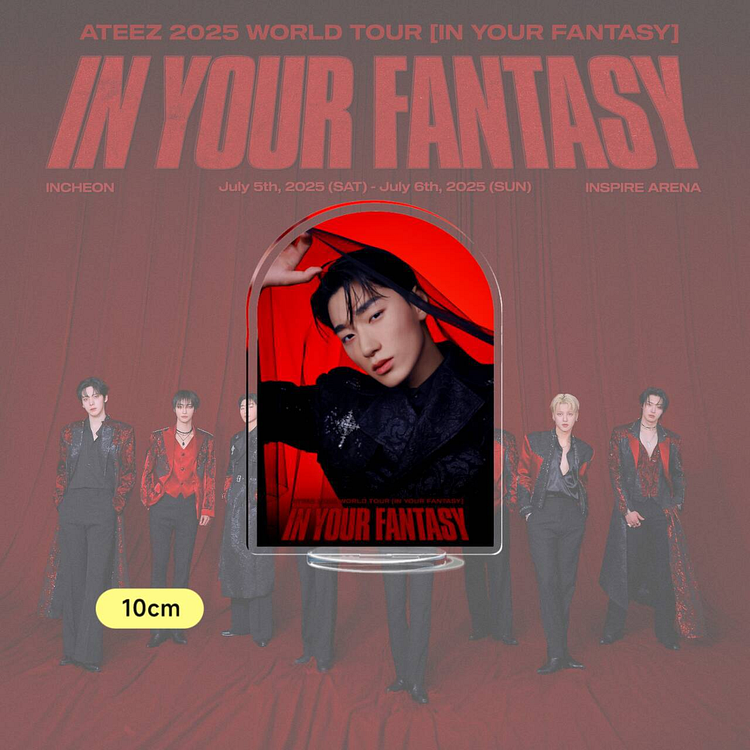 Ateez 2025 World Tour 'In Your Fantasy' Acrylic Member Stand
