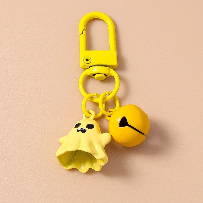Cartoon Style Cute Commute Ghost Alloy Halloween Keychain