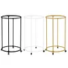 Circular Drying Rack with Wheels Display Hanging Clothes Rack for Clothing Store