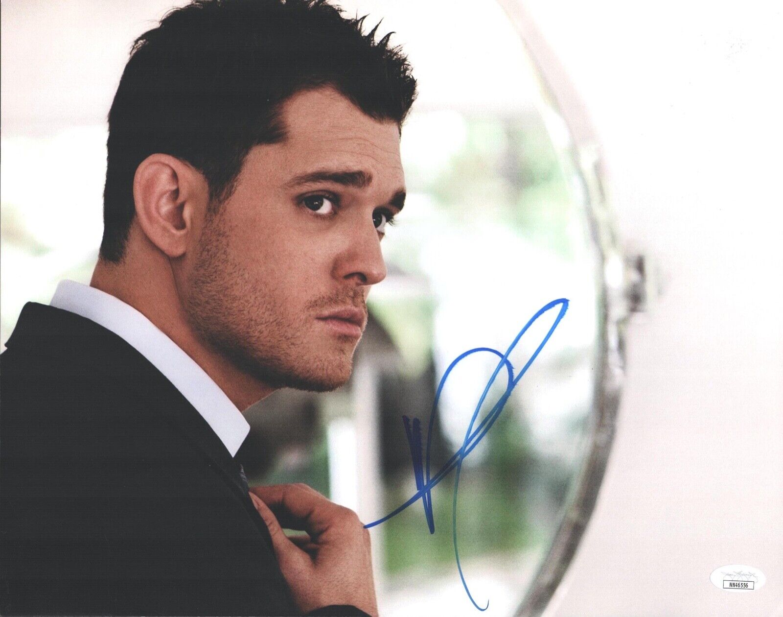 MICHAEL BUBLE Signed 11x14 CALL ME IRRESPONSIBLE SINGER Photo Poster painting Autograph JSA COA