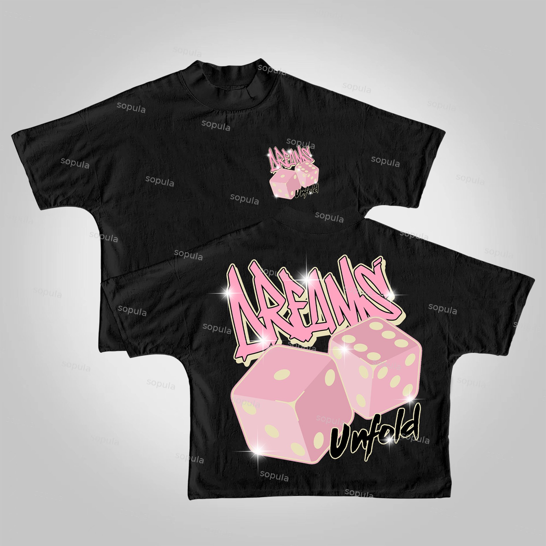 Sopula Sieve Expand Dream Graphic Cropped T-shirt - Sopula｜Premium Graphic Tees & Graphic Clothing