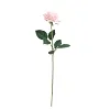 Real Touch Moisture Single Head Rose Quality Artificial Flower
